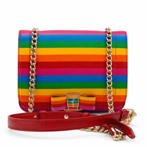 کیف کراس بادی Salvatore Ferragamo مدل Vara Rainbow