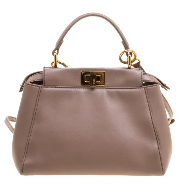کیف دستی و دوشی زنانه Fendi مدل Mini Peekaboo