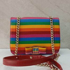 کیف کراس بادی Salvatore Ferragamo مدل Vara Rainbow