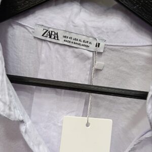 شومیز زنانه ZARA مدل باکسی – رنگ سفید