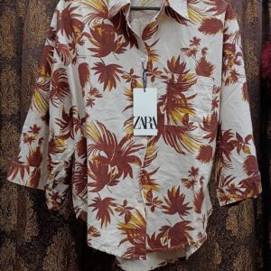 شومیز کنفی هاوایی ZARA مدل لش