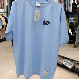 تیشرت مردانه Pull&Bear طرح STWD – رنگ آبی آسمانی